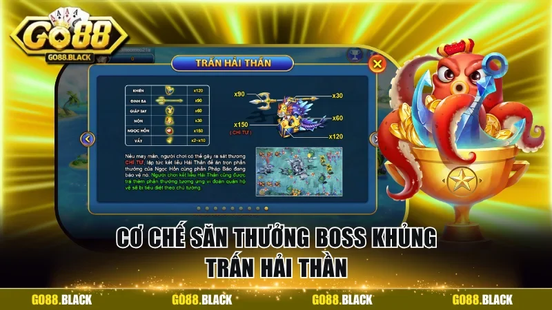 Cơ chế săn thưởng boss khủng Trấn Hải Thần