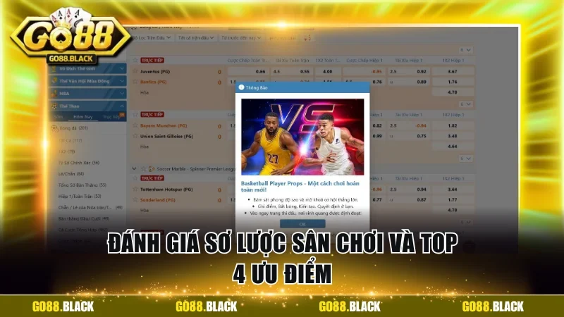 Đánh giá sơ lược sân chơi và top 4 ưu điểm