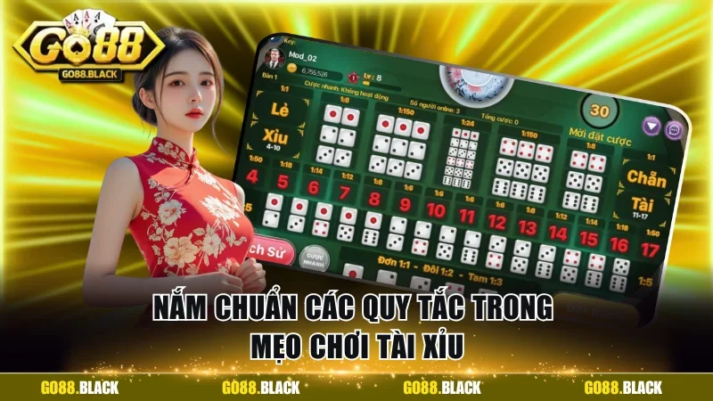 Nắm chuẩn các quy tắc trong ​mẹo chơi tài xỉu